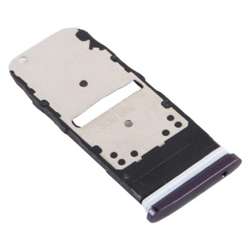 Plateau pour carte SIM + Plateau pour carte SIM / Plateau pour carte Micro SD pour Motorola One Zoom (Violet) SH479P180-04