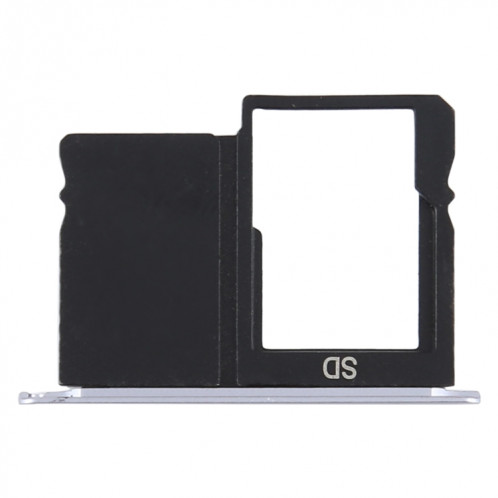 Plateau pour Carte Micro SD pour Huawei MediaPad M5 lite 10.1 (Argent) SH483S1125-04