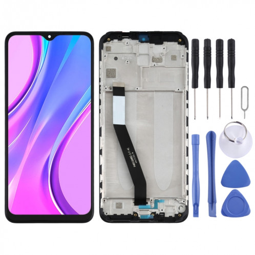 Écran LCD et numériseur complet avec cadre pour Xiaomi Redmi 9 M2004J19G M2004J19C SH1503551-06