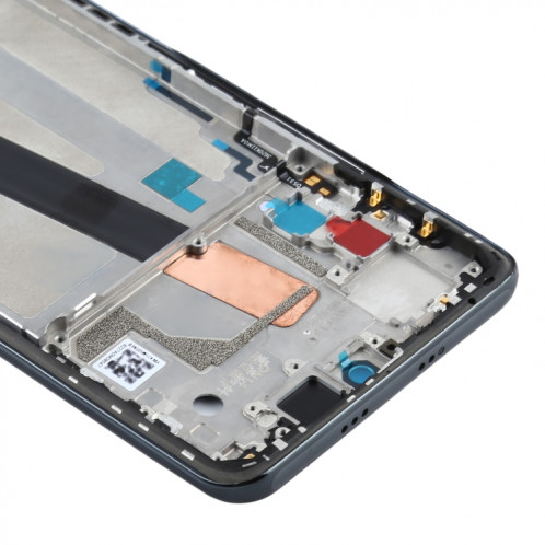 Plaque de lunette de cadre intermédiaire d'origine pour Xiaomi Redmi K40 Pro / Redmi K40 / M2012K11AC / M2011K2C / M2012K11C (noir) SH504B826-06