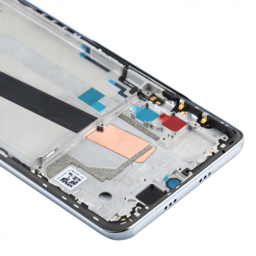 Plaque de lunette de cadre intermédiaire d'origine pour Xiaomi Redmi K40 Pro / Redmi K40 / M2012K11AC / M2011K2C / M2012K11C (argent) SH504S627-06