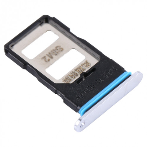 Plateau de la carte SIM + plateau de la carte SIM pour Xiaomi Redmi K30S (Argent) SH513S51-04