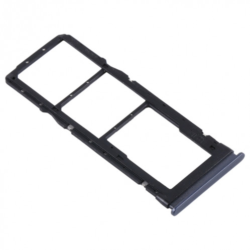 Plateau de carte SIM + plateau de carte SIM + plateau de carte Micro SD pour Xiaomi Redmi Note 9 5G / RedMI Note 9T M2007J22G M2007J22C (Noir) SH515B793-04