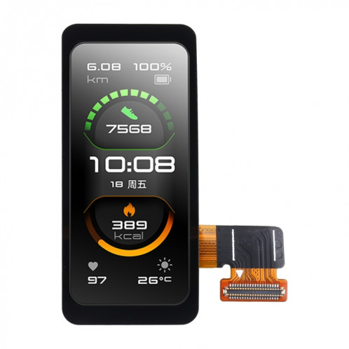 Écran LCD d'origine et numériseur Assemblage complet de Huawei Band B6 SH1641264-04