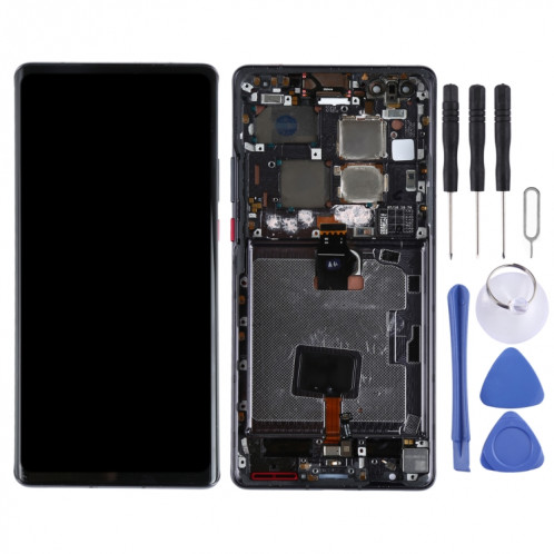 Écran LCD d'origine et numérisation Assemblage complet avec cadre pour Huawei Mate 40 Pro (Noir) SH645B890-06