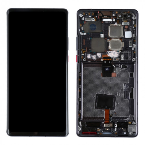 Écran LCD d'origine et numérisation Assemblage complet avec cadre pour Huawei Mate 40 Pro (Noir) SH645B890-06