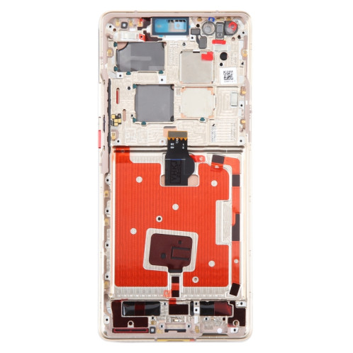 Écran LCD d'origine et numériseur complet avec cadre pour Huawei Mate 40 Pro (Or) SH645J885-06