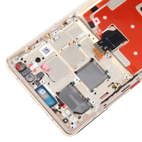Écran LCD d'origine et numériseur complet avec cadre pour Huawei Mate 40 Pro (Or) SH645J885-06