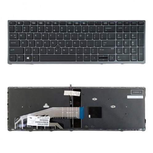 Version américaine Clavier avec rétroéclairage pour HP ZBook 15 17 G3 848311-001 SH16981458-04