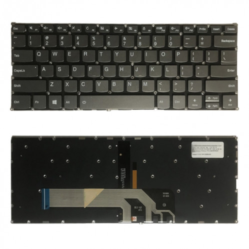 Version américaine Clavier avec rétroéclairage pour Lenovo Yoga 730-13ikb 730-13iWL 730-15ikb 730-15iwl 530-14 530-14ikb Flex6-14 SH17191611-05