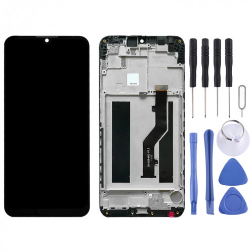 Écran LCD OEM pour ZTE Blade V10 Vita Digitizer Assemblage complet avec cadre (noir) SH730B340-04