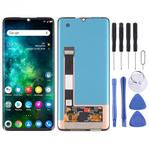 Écran LCD AMOLED d'origine pour TCL 10 Pro T799B 799H avec numériseur complet (noir) SH731B700-05