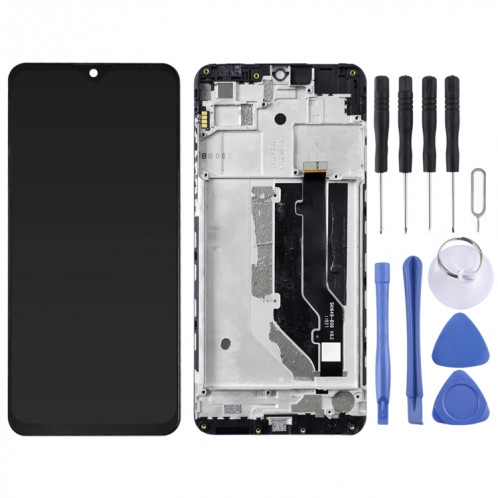 Écran LCD OEM pour ZTE 20 Smart V2050 Assemblage complet du numériseur avec cadre (noir) SH735B900-04