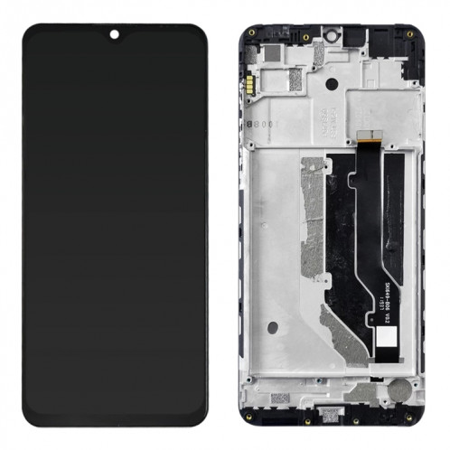 Écran LCD OEM pour ZTE 20 Smart V2050 Assemblage complet du numériseur avec cadre (noir) SH735B900-04