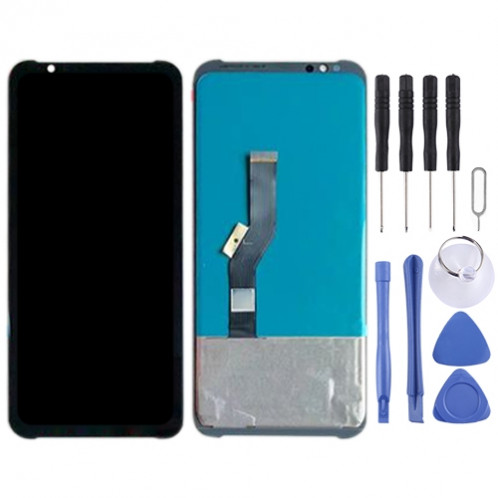 Écran LCD AMOLED d'origine pour ZTE Nubia Red Magic 3 / 3S NX629J avec numériseur complet (noir) SH738B671-04