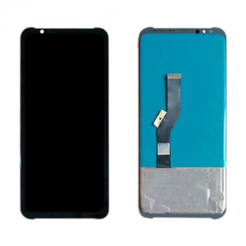 Écran LCD AMOLED d'origine pour ZTE Nubia Red Magic 3 / 3S NX629J avec numériseur complet (noir) SH738B671-04