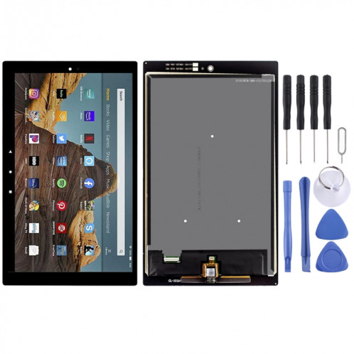 Écran LCD OEM pour Amazon Fire HD 10 2019 9e génération m2v3r5 avec numériseur complet (noir) SH747B1286-05