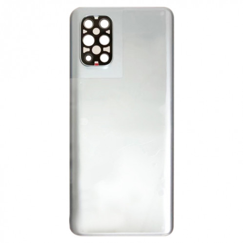 Pour le couvercle arrière de la batterie OnePlus 8T + 5G avec couvercle d'objectif d'appareil photo (argent) SH64SL965-04