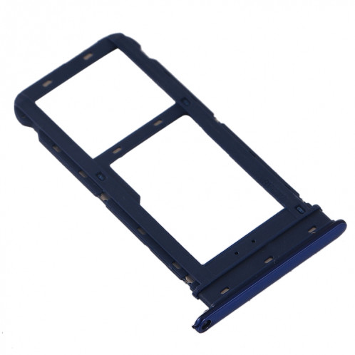 Plateau de carte SIM + plateau de carte SIM / plateau de carte micro SD pour Motorola Moto G8 Power (Bleu) SH778L92-04