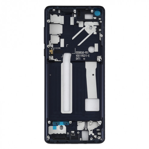Plaque de lunette du cadre du Motorola Edge XT2063-3 (Noir) SH780B1732-06