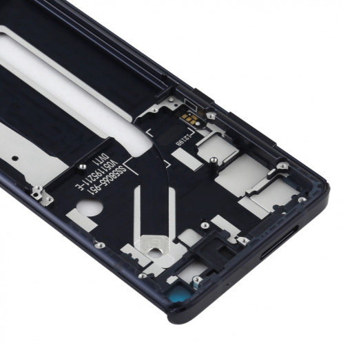 Plaque de lunette du cadre du Motorola Edge XT2063-3 (Noir) SH780B1732-06