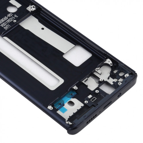 Plaque de lunette du cadre du Motorola Edge XT2063-3 (Noir) SH780B1732-06
