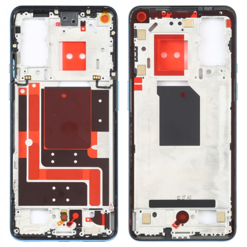 Pour OnePlus 9 (Version Dual SIM IN/CN) Plaque de cadre intermédiaire (Bleu) SH814L1500-07