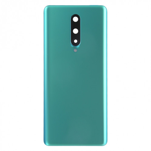 Pour le couvercle arrière de la batterie OnePlus 8 avec couvercle d'objectif d'appareil photo (vert) SH16GL1269-06