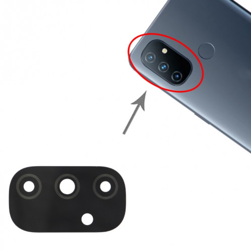 Pour OnePlus Nord N100 Objectif de caméra arrière 10 pièces SH1825715-04