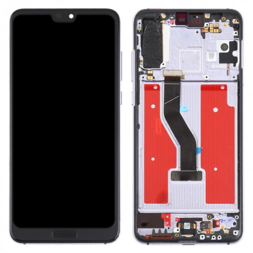 Écran LCD et numériseur Assemblage complet avec cadre pour Huawei P20 Pro (Twilight) SH32JS1814-07