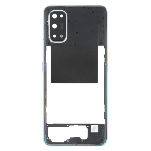 Pour OPPO Realme X7 plaque de lunette de cadre moyen (bleu) SH878L1395-06