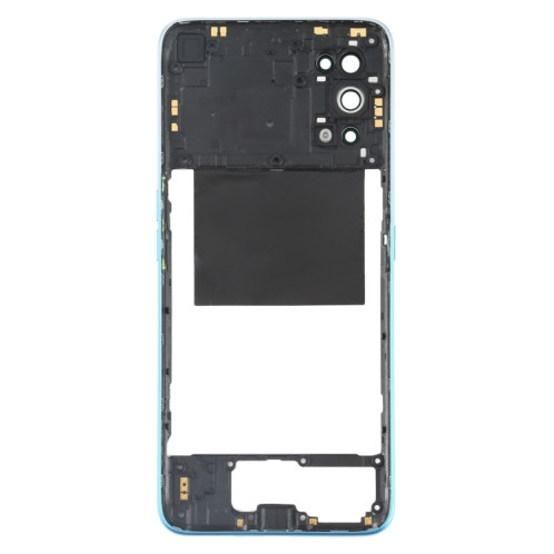 Pour OPPO Realme X7 plaque de lunette de cadre moyen (bleu) SH878L1395-06