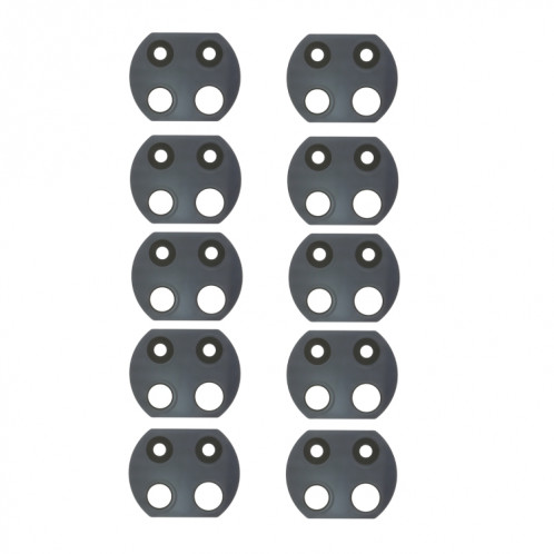 10 PCS Back Camera Lens pour Xiaomi Redmi Note 9 PRO 5G M2007J17C SH19081987-04