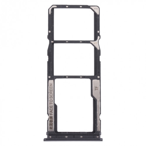 Plateau de carte SIM + plateau de carte SIM + plateau de carte Micro SD pour Xiaomi Poco M3 M2010J19CG M2010J19CI (Noir) SH910B1168-04