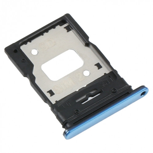 Plateau de carte SIM + plateau de carte SIM / plateau de carte micro SD pour xiaomi mi 11 lite m2101k9ag (bleu) SH911L1152-04