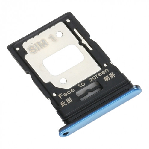 Plateau de carte SIM + plateau de carte SIM / plateau de carte micro SD pour xiaomi mi 11 lite m2101k9ag (bleu) SH911L1152-04