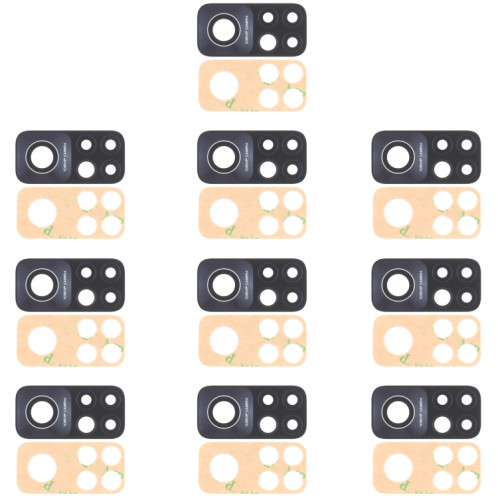 10 PCS Retour Caméra Lens pour Xiaomi Mi 10T Pro 5G (108MP) M2007J3SG M2007J3SSSI M2007J3SI M2007J17C SH19161638-04