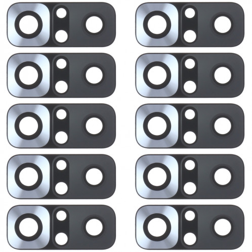 10 PCS Back Camera Lens pour Xiaomi Redmi Note 10 M2101K7AI M2101K7AG SH19191761-04
