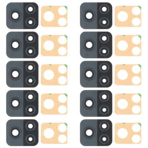 Pour Vivo iQOO U3 V2061A Objectif de caméra arrière 10 pièces SH19321404-04
