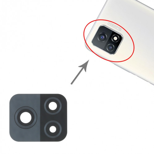 Pour Vivo iQOO U3 V2061A Objectif de caméra arrière 10 pièces SH19321404-04