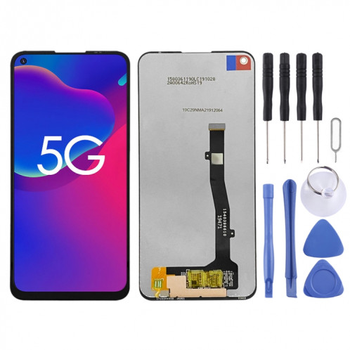 Écran LCD OEM pour ZTE Axon 11 SE 5G 9000N avec assemblage complet du numériseur (noir) SH971B259-04
