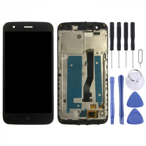 Écran LCD OEM pour ZTE Blade V8 Lite Digitizer Assemblage complet avec cadre (noir) SH978B369-06