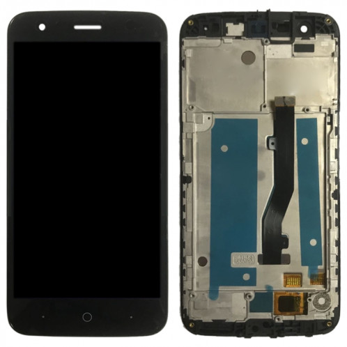 Écran LCD OEM pour ZTE Blade V8 Lite Digitizer Assemblage complet avec cadre (noir) SH978B369-06