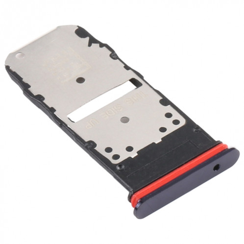 Plateau de carte SIM + plateau de cartes Micro SD pour Motorola Moto Edge + (Noir) SH021B434-04