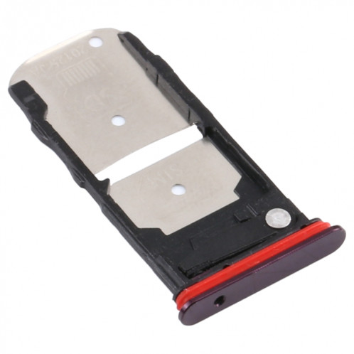 Plateau de carte SIM + plateau de cartes Micro SD pour Motorola Moto Edge + (violet) SH021P386-04