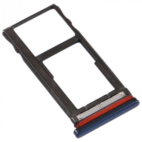 Plateau de carte SIM + plateau de carte Micro SD pour Motorola Moto One Vision / P50 (Noir) SH026B1947-04