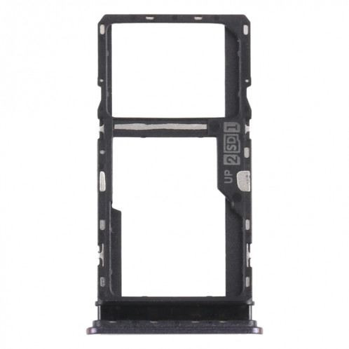 Plateau de carte SIM + plateau de carte SIM / plateau de carte micro SD pour Motorola Moto G10 XT2127-2 (Noir) SH028B1470-04