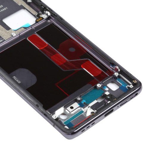 Pour OPPO Find X2 Pro CPH2025 PDEM30 Original Front Housing LCD Frame Bezel Plate (Black) SH048B409-06