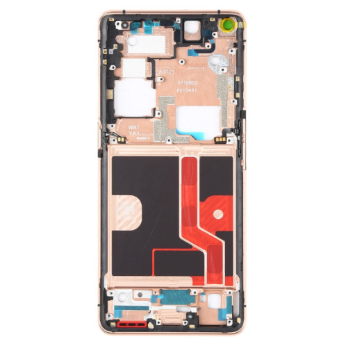 Pour OPPO Find X2 Pro CPH2025 PDEM30 Original Front Housing LCD Frame Bezel Plate (Gold) SH048J1652-06