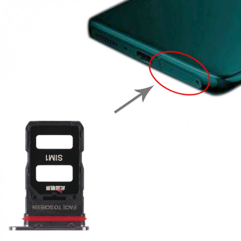 Plateau de carte SIM + plateau de carte SIM pour xiaomi mi 11 pro (noir) SH049B1699-04